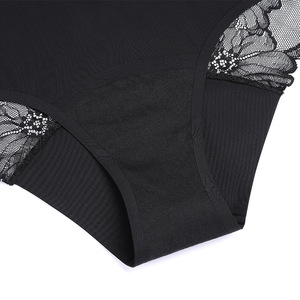 Culottes menstruelles anti-fuites pour femmes avec motif en maille florale, dentelle transparente sexy pour un <span class=keywords><strong>confort</strong></span> <span class=keywords><strong>menstruel</strong></span> quotidien - Product Image 5