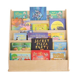 Meilleures ventes : Bibliothèque <span class=keywords><strong>en</strong></span> bois multifonctionnelle et simple pour enfants, pour le salon et le rangement de livres de dessin - Product Image 1