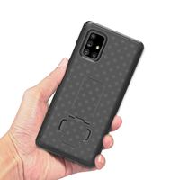 Étui de téléphone de luxe antichoc avec coque rigide en PC+TPU pour A32 A52 A71 5G, couleur personnalisée
