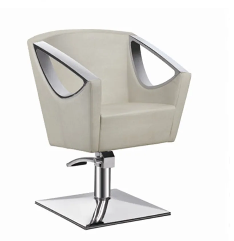 Леди волос парикмахерское кресло белого цвета для стрижки волос стул QZ-M838A
