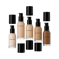 Fond de Teint Liquide Végétalien Contrôle du Sébum Fini Mat Sans Cruauté Animale Ingrédients Biologiques à Base de Plantes Maquillage de Base Marque Privée