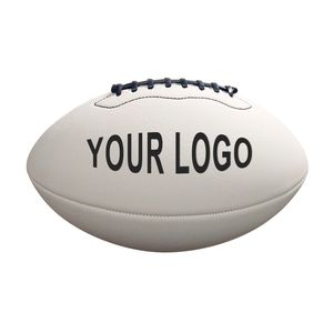 Balón de Fútbol Americano de Cuero PU con Logotipo Personalizado al por Mayor, Balón de Fútbol Profesional de Color, Tamaño 9, Rugby - Product Image 4
