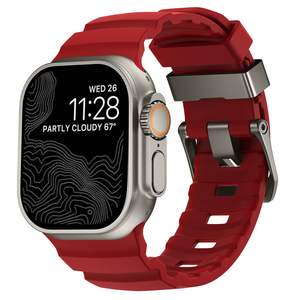 Hombres Deporte al aire libre Grueso Rocky Correa de silicona para Apple Watch Ultra 2 49mm - Product Image 6