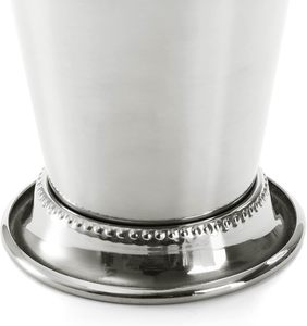 Ensemble de 2 tasses Mint Julep Tasses en verre classiques en acier inoxydable pour <span class=keywords><strong>bar</strong></span> de fête 12 <span class=keywords><strong>oz</strong></span> Surface polie robuste et durable - Product Image 5