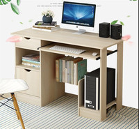 Mobilier moderne bureau à domicile grand bureau d'ordinateur de bureau design simple avec espace de rangement chambre étudiant bureau d'étude