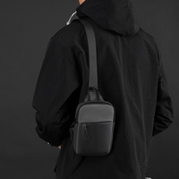 Cross-Border Neue Mini Oxford Brusttasche für Herren, Einfache Modische Wasserdichte Umhängetasche mit Reißverschluss für Outdoor-Sport und Handy