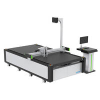 Pequeña máquina de corte digital de cama plana con cuchilla vibratoria 1390 para cortadora CNC de proyectores y arandelas de sellado hidráulico de silicona de una sola capa