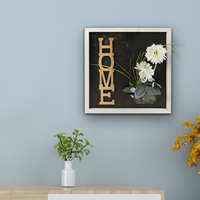 Offre Spéciale Vente en Gros Décoration Murale en Bois Cadre Artistique pour la Maison Composition Florale Artistique 3D Stéréoscopique Art Moderne Antique
