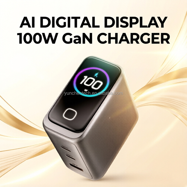 Best Selling Products Multifunctional with AI Power Compact Multi-Port Fast Charging Station for Phone for Laptop 100W GaN 45W