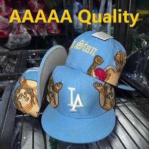 Tùy chỉnh 3D thêu Chất lượng cao Snapback <span class=keywords><strong>cap</strong></span> hip hop mũ bóng chày được trang bị <span class=keywords><strong>cap</strong></span> thương hiệu hàng đầu Logo unisex Mũ bóng chày bán buôn - Product Image 4