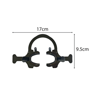 Vente en gros Noir Forme C Ouvre-Bouche Avec Poignée Réutilisable Plastique Écarteur <span class=keywords><strong>de</strong></span> Joue Pour Blanchiment des Dents Usage Do - Product Image 4