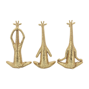 Statuette Decorative a Forma di Giraffa Yoga per Casa, Ufficio, Bagno, Soggiorno - Scultura d'Accento Ornamentale - Product Image 4
