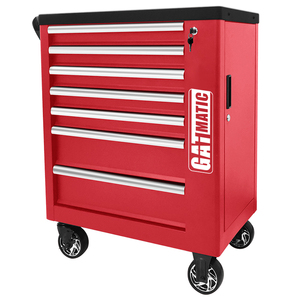 GATmatic Ensemble de chariots professionnels à 7 tiroirs Boîte à outils en métal Armoire à roulettes pour voiture Garage Atelier Stockage OEM - Product Image 1