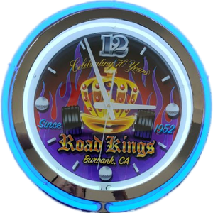 中国工場卸売価格 カスタムクロームメッキダブルチューブ19インチネオンライト ネオン時計 広告宣伝 ホームデコレーション用 - Product Image 1