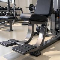 Machine de musculation des épaules robuste et réglable, équipement de gym commercial en cuir pour entraînement assis, presse à épaules