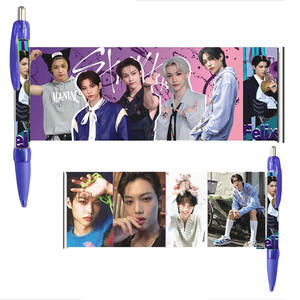 KPOP stylo à bille pour enfants errants <span class=keywords><strong>MANIAC</strong></span> noir écriture extensible HD Photo bannière fournitures scolaires étudiants papeterie Fans cadeau - Product Image 4