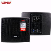 VAMAV Pro Audio NOVA TX10S Subwoofer actif en bois 400W RMS, avec DSP et amplificateur de classe D, idéal pour les systèmes de sonorisation DJ et les performances sur scène