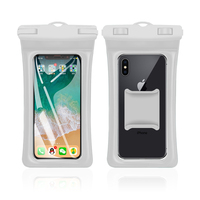 Sac étanche pour téléphone portable en TPU avec brassard pour les voyages, la natation et la plage