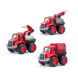 Glw 1:55 Hot Scale Diecast Verzamelbare Legering Metalen Brandweerwagen Model Speelgoed Voor Kinderen