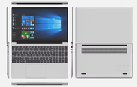Nouvel ordinateur portable fin en métal de 15,6 pouces, Intel Celeron, 8 Go de RAM, écran IPS 165 Hz, prise US, Windows 11 Pro, SSD, sans fil, anglais, usage domestique
