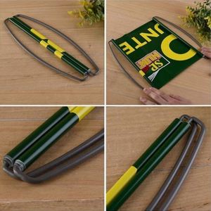 ป้ายไวนิลแบบม้วนพกพาสำหรับงานวันเกิด กีฬา เชียร์ แสดงความยินดี สร้างสัมปวัฒน์ทีม งานโฆษณา แบบม้วนมือ - Product Image 3