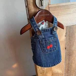 New denim skirt for dogs, cats, and <b>teddy</b> <b>bears</b> - spring/summer <b>small</b> dog clothing. - Product Image 1