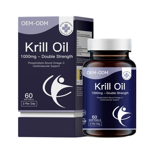 Huile de krill <span class=keywords><strong>antarctique</strong></span> oméga 3 WrightLife en capsules molles, complément pour le cœur et le cerveau - Product Image 3