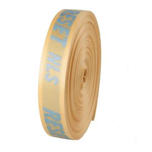 สายรัดผ้าริบบิ้นคุณภาพสูงแบบกำหนดเอง ผลิตจากผ้าฝ้าย โพลีเอสเตอร์ ไนลอน ลายแจ็คการ์ด ลายทาง  รีไซเคิล สำหรับกระเป๋า เสื้อผ้า และเข็มขัด - Product Image 2