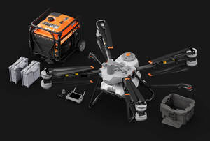 DJI T100โดรนทางการเกษตรพร้อมมาตรฐานการควบคุมการบินโมดูลจีพีเอสคู่ UAV การเกษตรเทียบกับ T50 T70เครื่องพ่นโดรน - Product Image 3