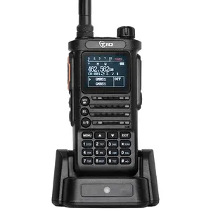 Talkie-walkie analogique 10W, longue portée, radio ptt uhf portative bidirectionnelle FCC double bande vhf, radio de communication TD-UV68