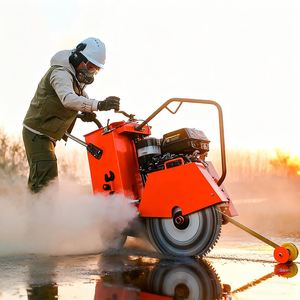 Lonsen 500mm <b>Gasoline</b>/Diesel Engine 15HP Concrete Asphalt Road Cutting Machine Short Turning Radius 180mm Max Cutting Depth - Product Image 1