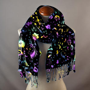 Neue Leichte Traditionelle Pashmina-Schals, UV-bedruckt, Baumwolle, Polyester oder Kaschmir, Georgette-Viskose, im Dunkeln leuchtender Schal & Tuch - Product Image 1