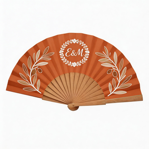 Abanico Plegable de Madera Personalizado con Diseño Libre para Negocios, Abanico de Bambú Plegable Decorativo para Baile y Fiestas - Product Image 2