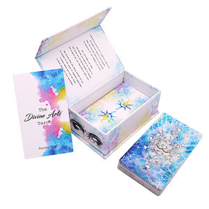 カスタム印刷Oracleゴールドフォイルデッキ高品質ゴールデンエッジサイドゴールデンペーパータロットカード<span class=keywords><strong>78</strong></span>デッキ磁気ボックス付き - Product Image 5