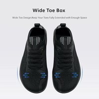 Chaussures minimalistes en tricot respirant à enfiler, à bout large, pour entraînement croisé, légères