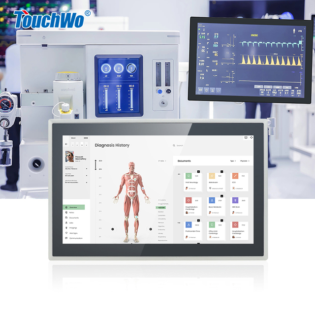 Durable Control 8 10 12 15  17 19 21 Inch Versatile Open Frame Automation Panel Industrial Embedded All-in-one Pc for CNC