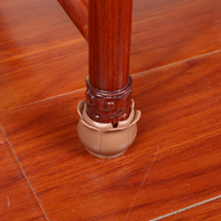 Pieds de Table antidérapants, couvre-pieds de chaise en Silicone souple avec coussinets en feutre/pied de meuble en Silicone