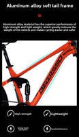 Vélo de montagne tout suspendu pour la descente, 26/27,5 pouces, en alliage d'aluminium, 11 vitesses, freins à disque hydrauliques, pour adulte