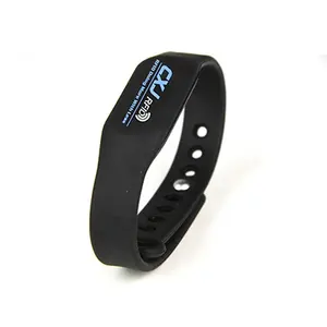 Waterproof Nfc Silicone Bracelets Rfid Cashless Payment Wristband NTAG215 Nfc Bands