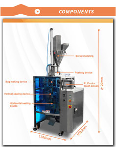 2025 tự động 50g 250g Mật đường hookah Shisha hookah dán gói Điền và đóng gói Giá máy - Product Image 2