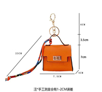 Nouveau porte-monnaie léger en cuir PU pour animaux de compagnie, porte-clés, porte-écouteurs, porte-clés de voiture, mini porte-monnaie, porte-clés