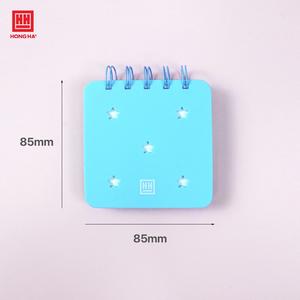 Spiral Hardcover Notebook with Charm Vietnam Origin 100 Pages 85x85 Mm Diverse Bright Colors OEM/ODM Service - Product Image 2