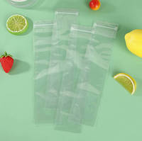 Sacs transparents en PE biodégradables thermoscellables jetables pour bâtonnets glacés faits maison, sacs à portions pour boissons, sacs alimentaires anti-fuite