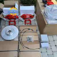 Kit de instalación de piezas de automóvil, pinza de freno de coche deportivo rojo, pinza de montaje 34112458883 para BMW X5 G05 X6 G06