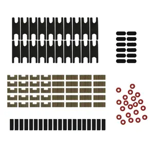 Mechanical Keyboard PCB Plate Repair Pad Films Stabilizer Satellite Shaft Gaskets Sticker Red Steel Paper Insulation Washers