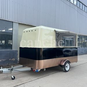 Remolque de Comida Rápida Multifuncional de Acero Inoxidable, Carrito de Comida, Remolque de Concesión para la Venta de Aperitivos en Europa - Product Image 5