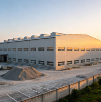 Construction d'ateliers et d'entrepôts industriels en acier, structure métallique préfabriquée légère