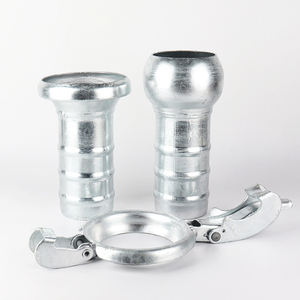 Acoplamiento de tubo de manguera Miller Bauer hembra o macho de acero galvanizado de varios tamaños - Product Image 3