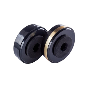 Pieds d'équipement en ABS avec garniture or et argent - Pointes pour enceintes audio et amortisseurs de cabinet, base antidérapante - Product Image 4