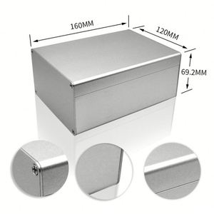 EBM Industrial <b>Metal</b> PCB Instrument Housing OEM ODM Custom Aluminum Alloy Profile Electronic Power Control Switch <b>Box</b> Enclosure - Product Image 5